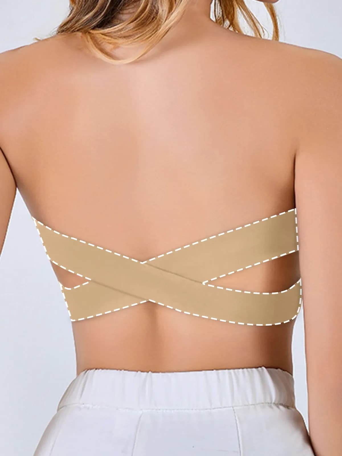 Crossed back bands