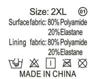 2890 care and composition label